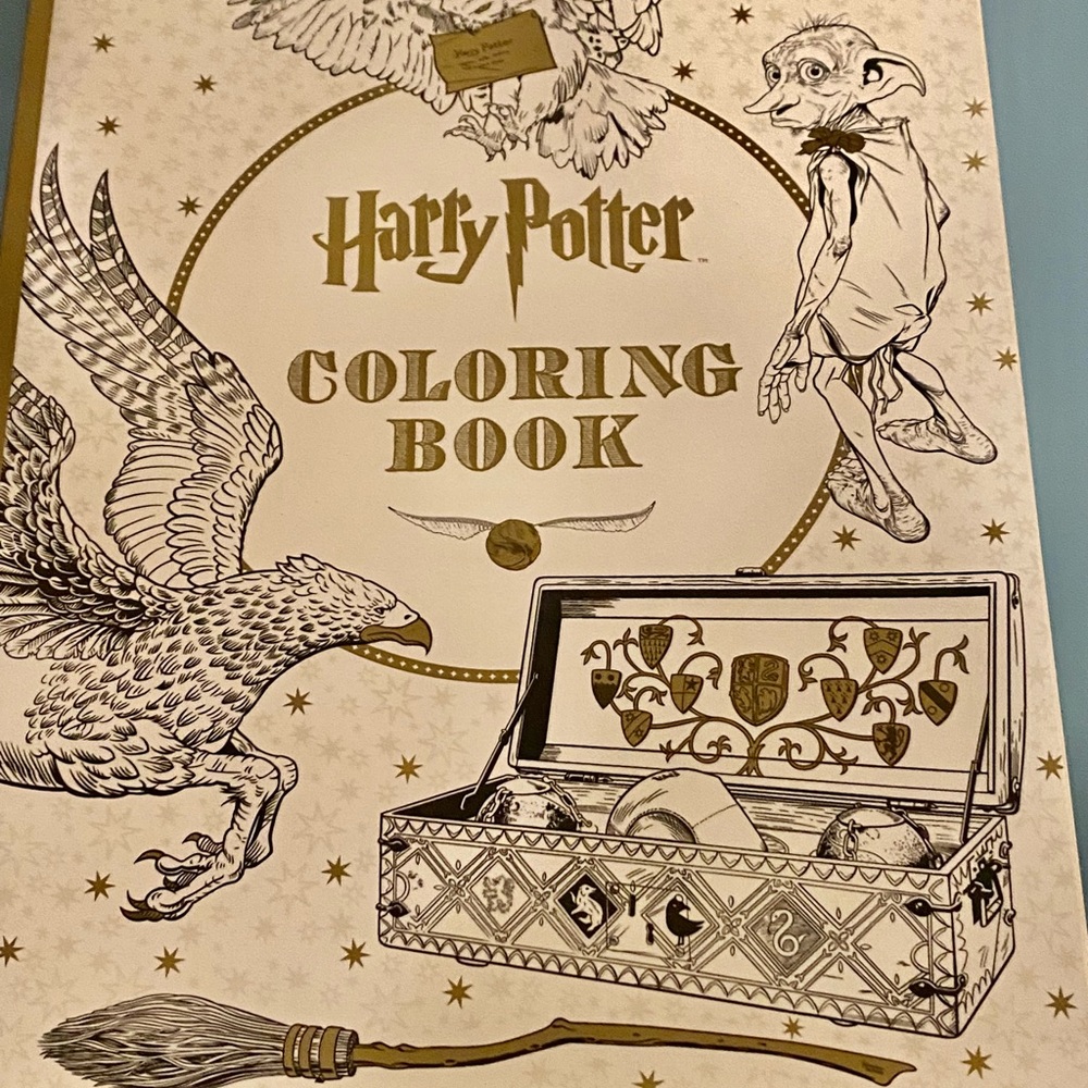 Harry Potter coloring book With Inserts NEW
